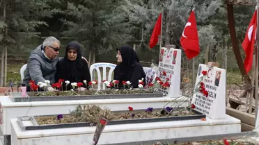 Bayram öncesi şehitlik ziyareti