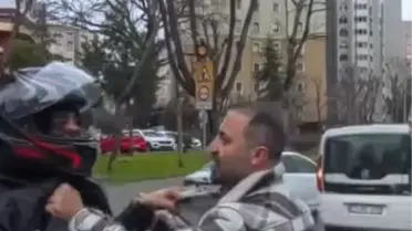 Kavga anının kask kamerası görüntüsü