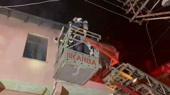 Patlama sonrası evin içi