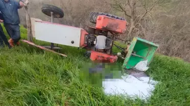 Kazanın meydana geldiği tarla görüntüsü