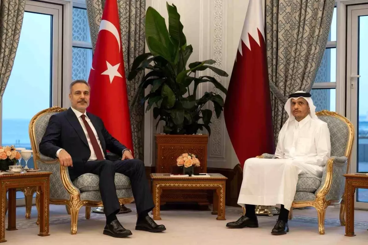 Dışişleri Bakanı Hakan Fidan, Katar Başbakanı Al Thani ile Görüşmelerini Tamamladı