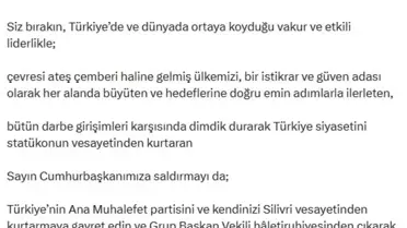 Parti toplantısında Ala ve Özel