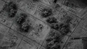 Uydu görüntüsü: Rafineri kompleksi hasar almış