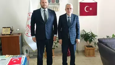 Tekirdağ Müftüsü Mustafa Bilgiç, Kültür ve Turizm Müdürü Karaküçük'ü Ziyaret Etti