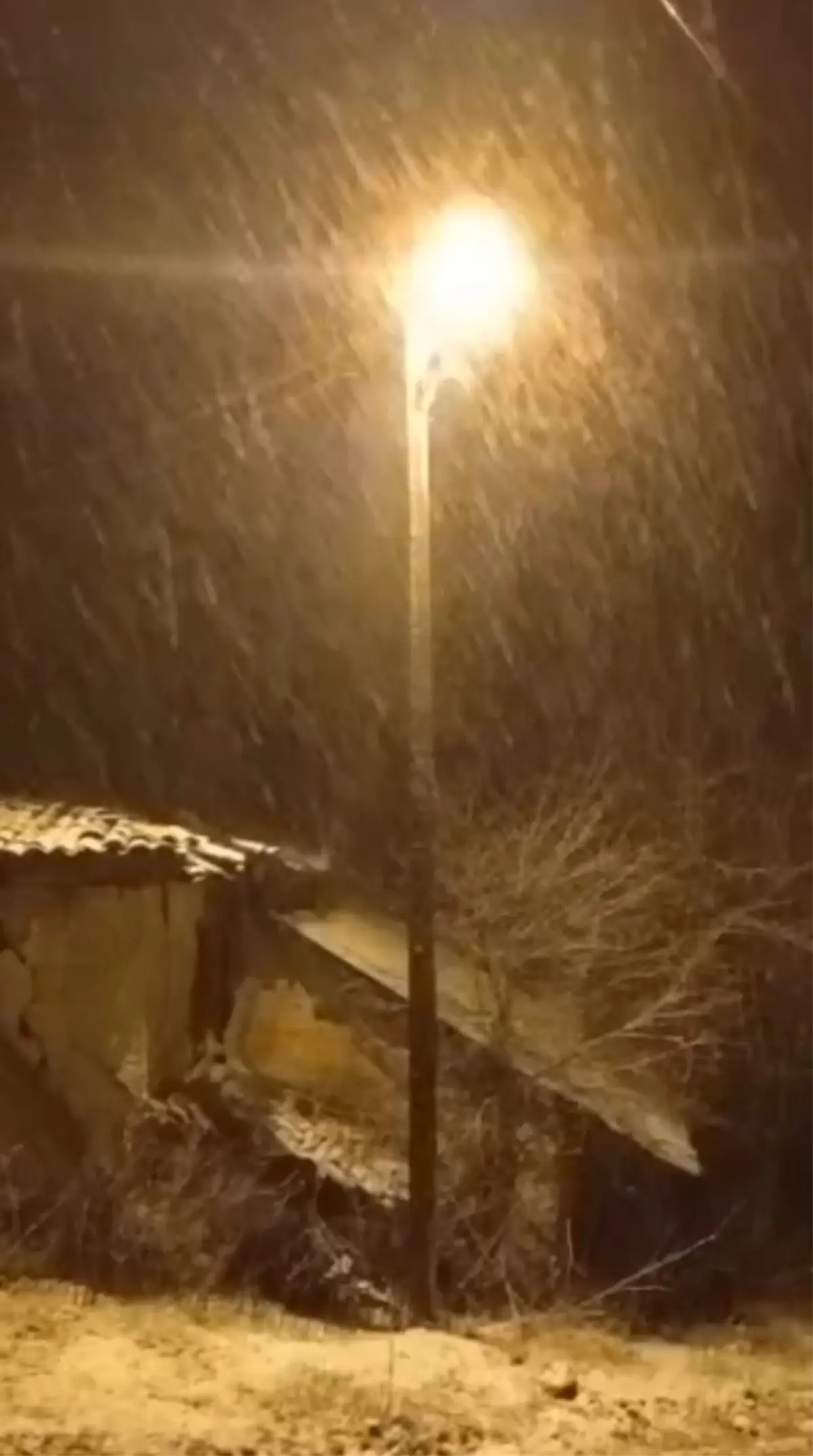 Kütahya’nın Tavşanlı İlçesinde Şiddetli Kar Yağışı Yüksek Kesimleri Beyaza Döktü