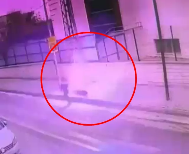 Kaza anı görüntüsü