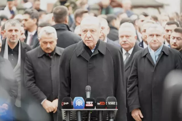 Rize'de bayram namazı sonrası toplantı