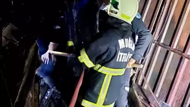 Yangın sonrası konteynerlerdeki hasar