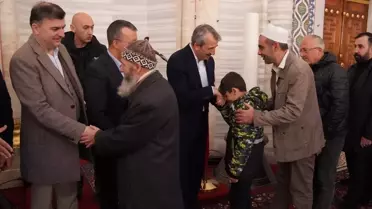 Etkinlikte Valinin konuşması