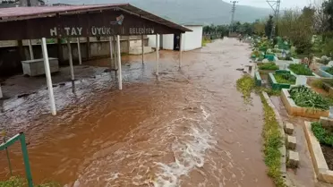Sel sularının yükseldiği Reyhanlı bölgesi