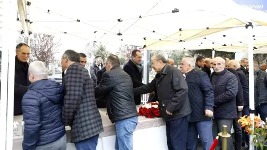 Bayramlaşma töreninden bir kare