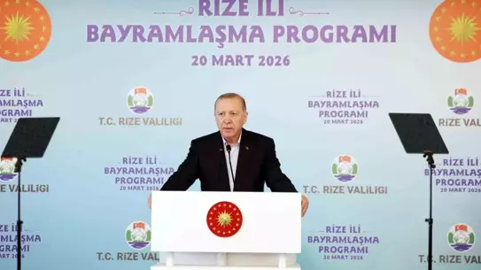 Erdoğan'ın konuşma anı