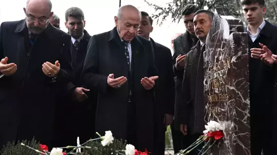 Bahçeli'nin konuşma anı