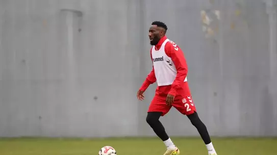 Sivasspor antrenman sahasından bir kare