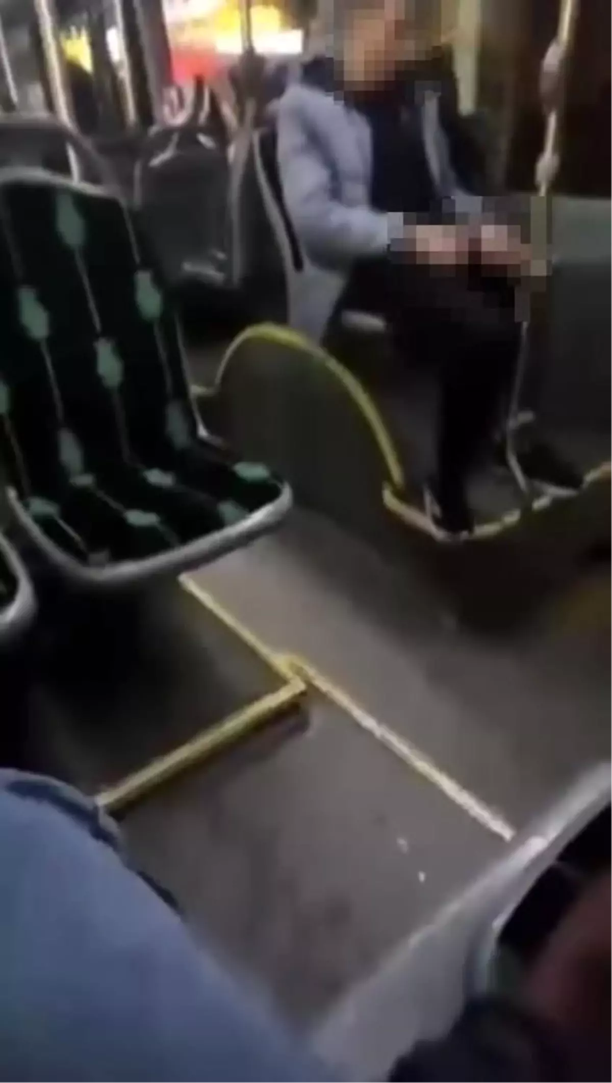 Kocaeli otobüsündeki uygunsuz davranış