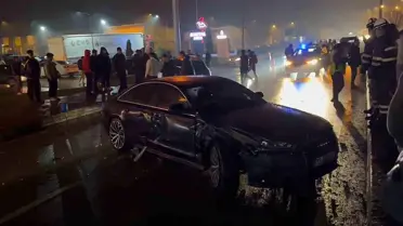 Kazada hasar gören araçlar