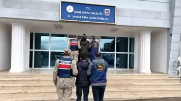 Jandarma ekiplerinin tutuklama anı