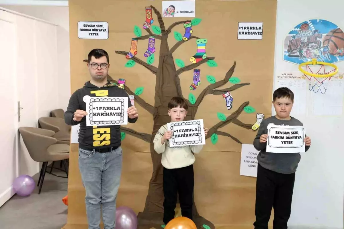 Muğla’da Renkli Çoraplarla Down Sendromu Farkındalığı Artıyor