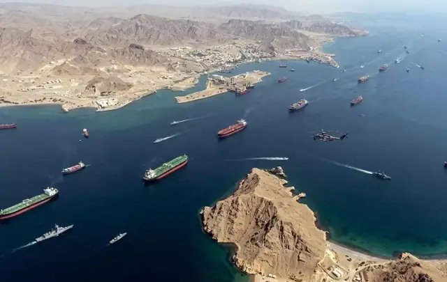 Boğazda gemi trafiği