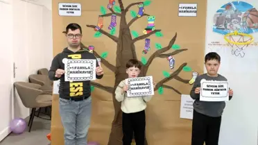 Etkinlikte boyanmış çoraplar