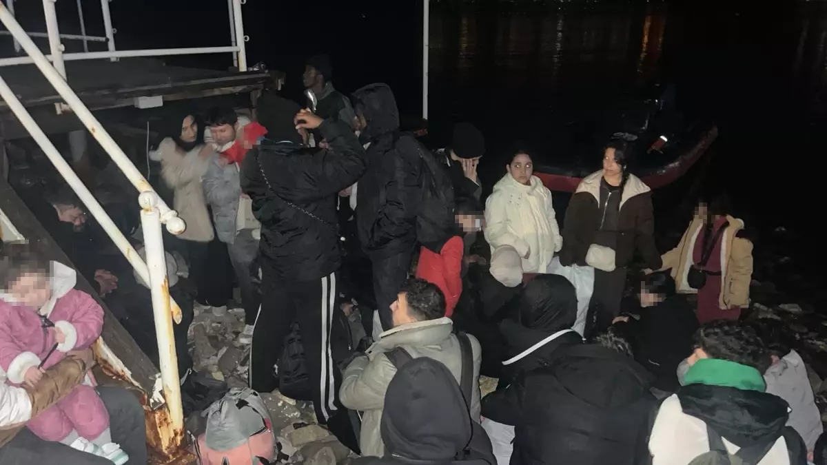 Bodrum’da 33 Kaçak Göçmen ve 3 Kaçakçı Gözaltına Alındı