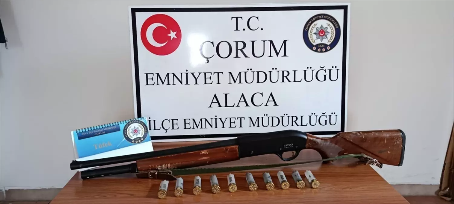 Çorum Alaca’da Ev Ateşine Karşı Gözaltına Alınan Şüpheli