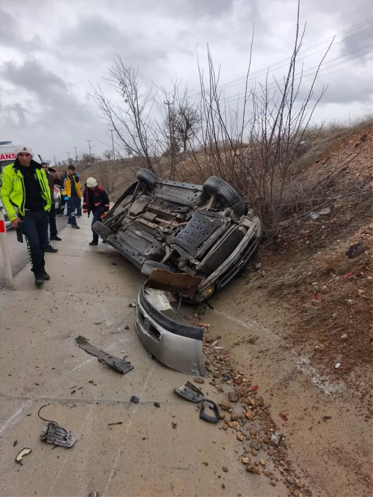 Malatya‑Adıyaman Karayolunda 6 Kişi Yaralı Bırakan Otomobil Kazası