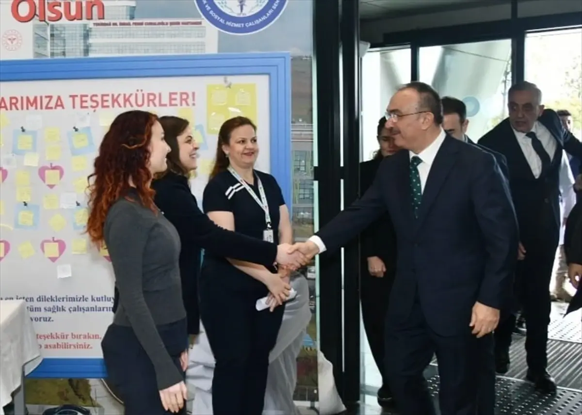 Tekirdağ Valisi Soytürk, Ramazan Bayramı’nda Hastane ve Gazi Ziyaretlerine Çıktı