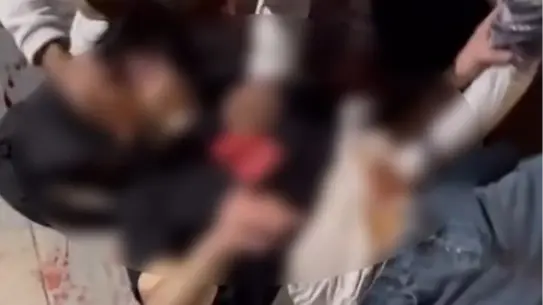 Kavga anındaki fotoğraf