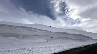 Karla kaplı Ardahan yolları