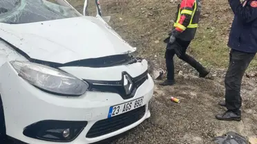 Kaza sonrası ambulansların fotoğrafı
