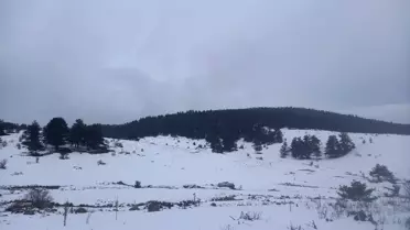 Kar yağışı etkili Çankırı Orta