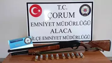 Çorum Alaca’da Ev Ateşine Karşı Gözaltına Alınan Şüpheli