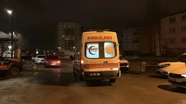Erzurum Yakutiye olay yerinin görüntüsü