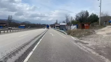 D100 karayolunda yeni bariyerler