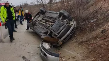 Kaza sonrası araç ve yol durumu