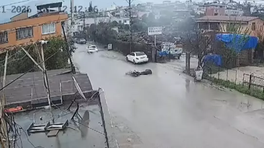 Kazanın gerçekleştiği yolun görüntüsü