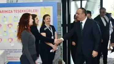 Vali Soytürk hastane ziyaretinde