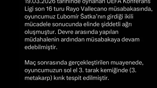 Satka’nın elindeki kırık detayları