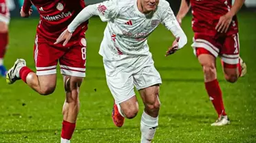 Maçın sahadan görüntüsü