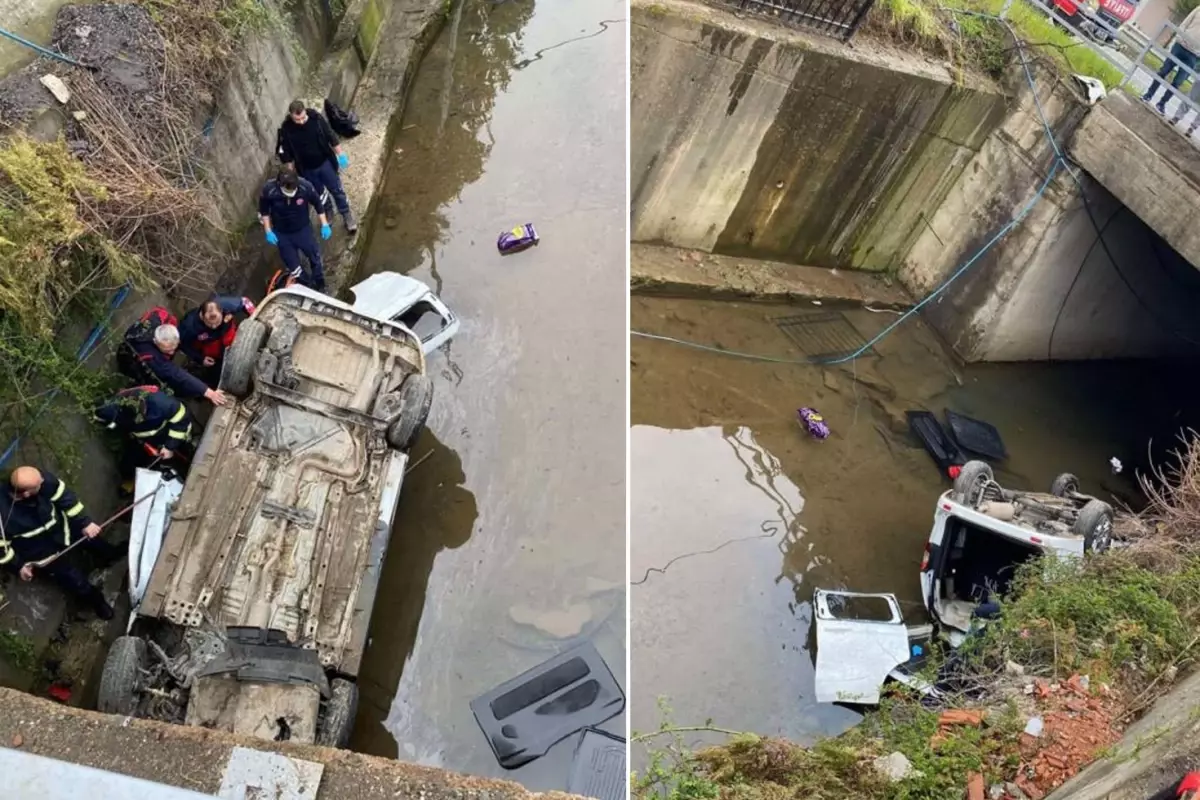 Giresun Tirebolu'nda Araç Dere Yatağına Yuvarlandı: 3 Ölü, 2 Ağır Yaralı