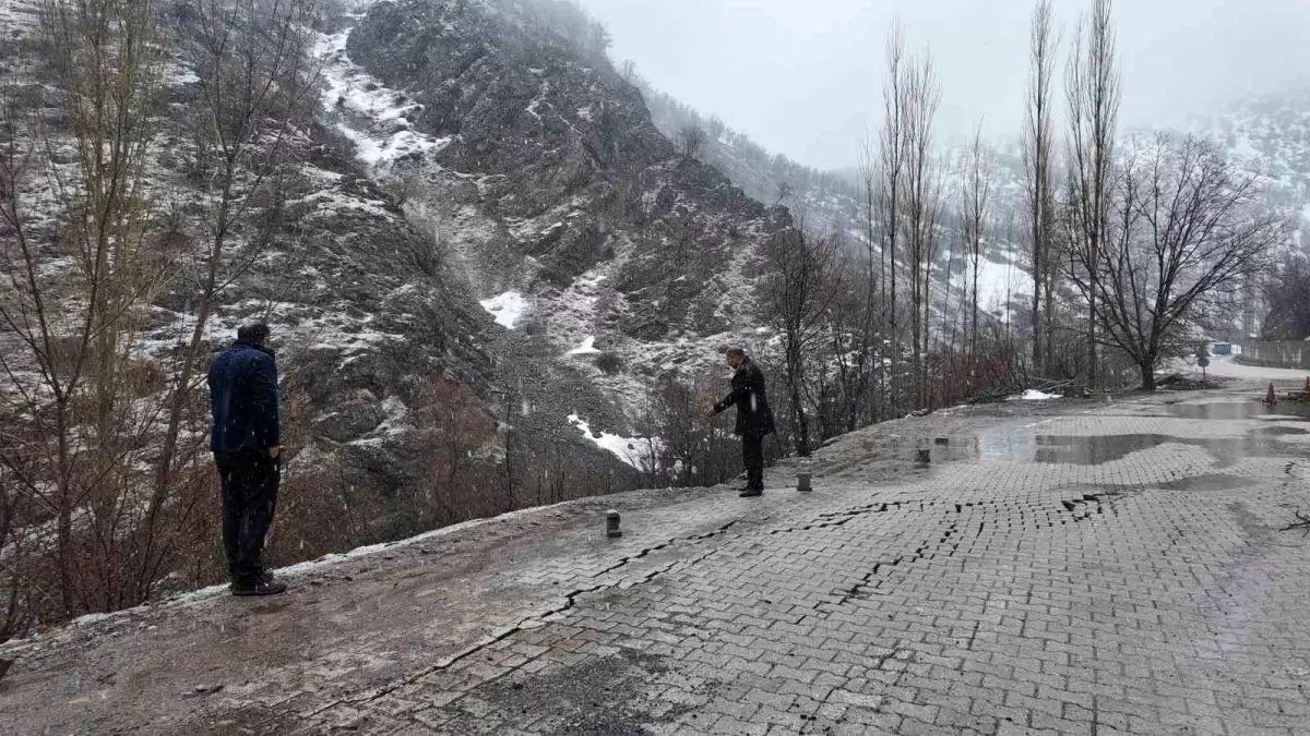 Şırnak'ta sel sonrası çökme