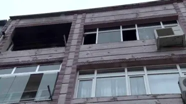 Yangın sonrası içerideki hasar