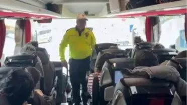 Marmaris'te bayramda denetlenen araçlar