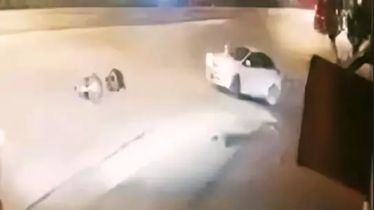 Saldırı anındaki motosiklet