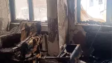 Yangın sonrası hastaneye kaldırılan kişiler