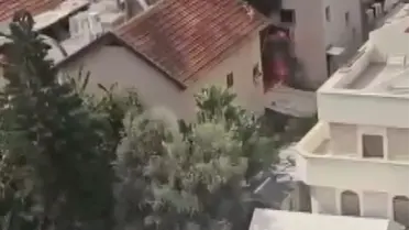 Patlama anından bir görüntü