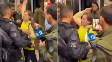 İran’ın Arad’a düzenlediği saldırı sonrası yıkım görüntüsü