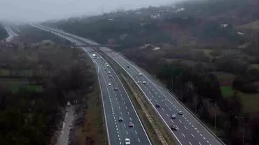 TEM Otoyolu Bolu geçişi trafiği