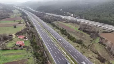 Anadolu Otoyolu'nda Bolu geçişi